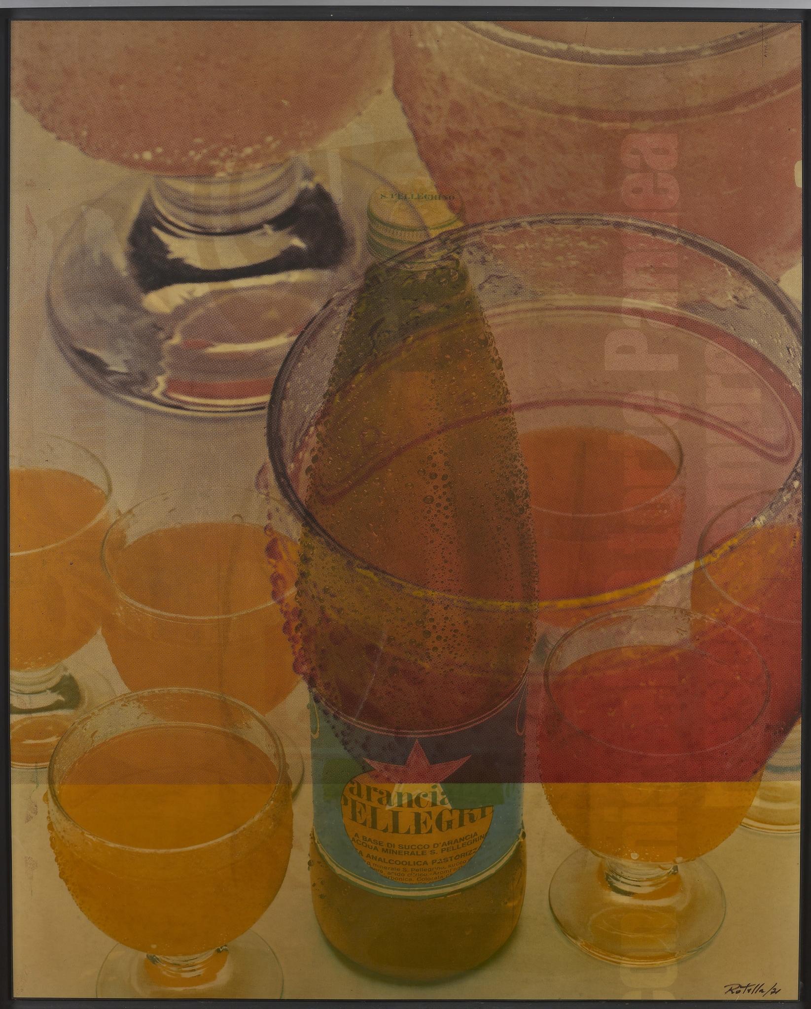 Bottiglia con Bicchieri (Bottle with Glasses)